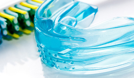 mouthguard with toothpaste