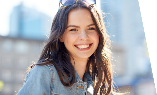 New Patient Offer with smiling woman.
